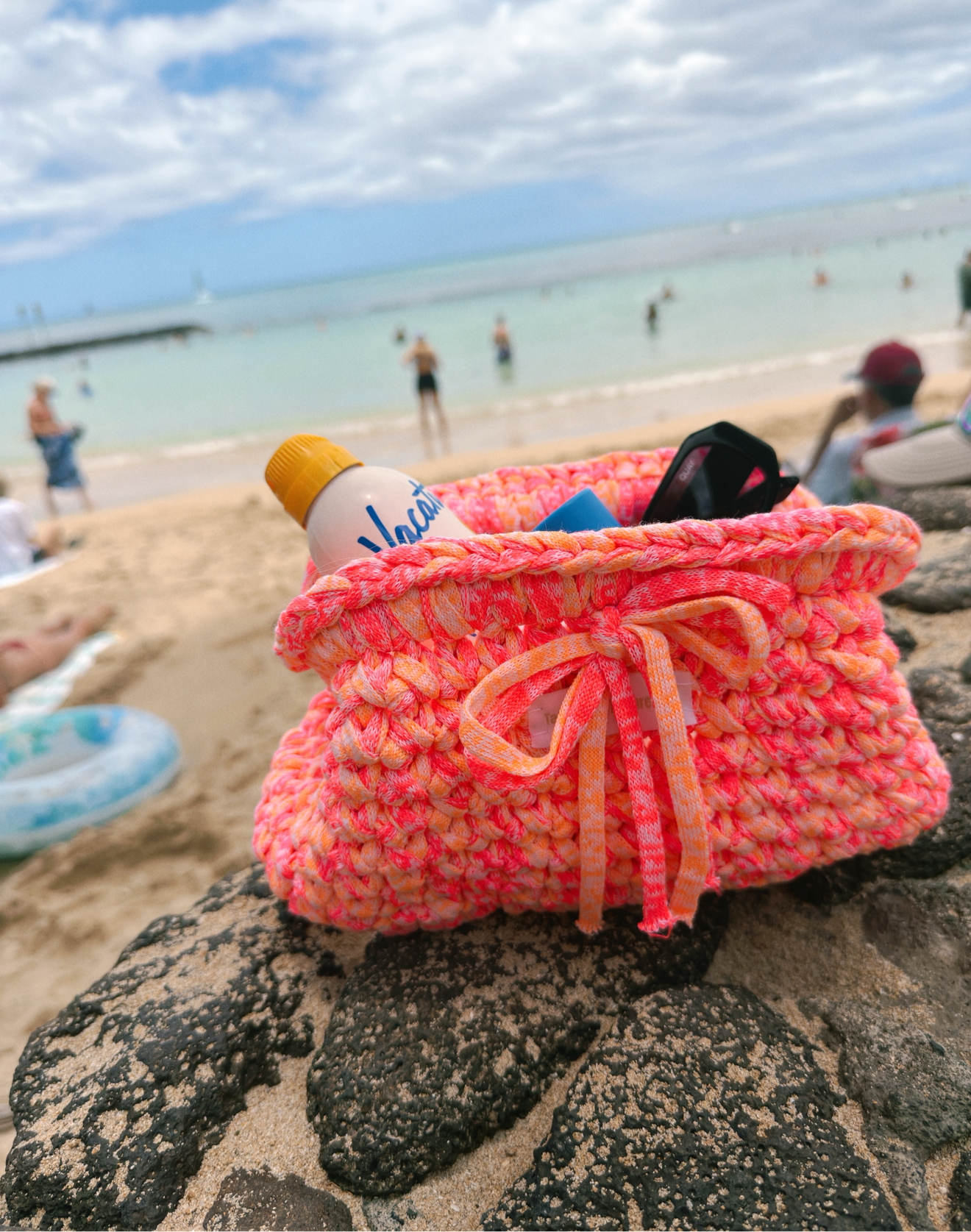 the JETSET POUCH *pink&orange*