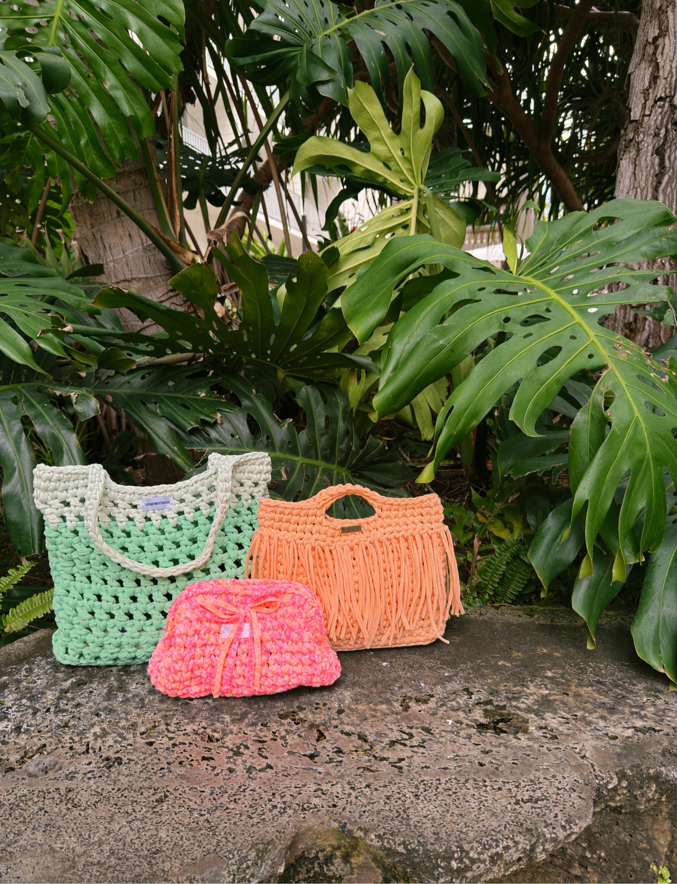the JETSET POUCH *pink&orange*