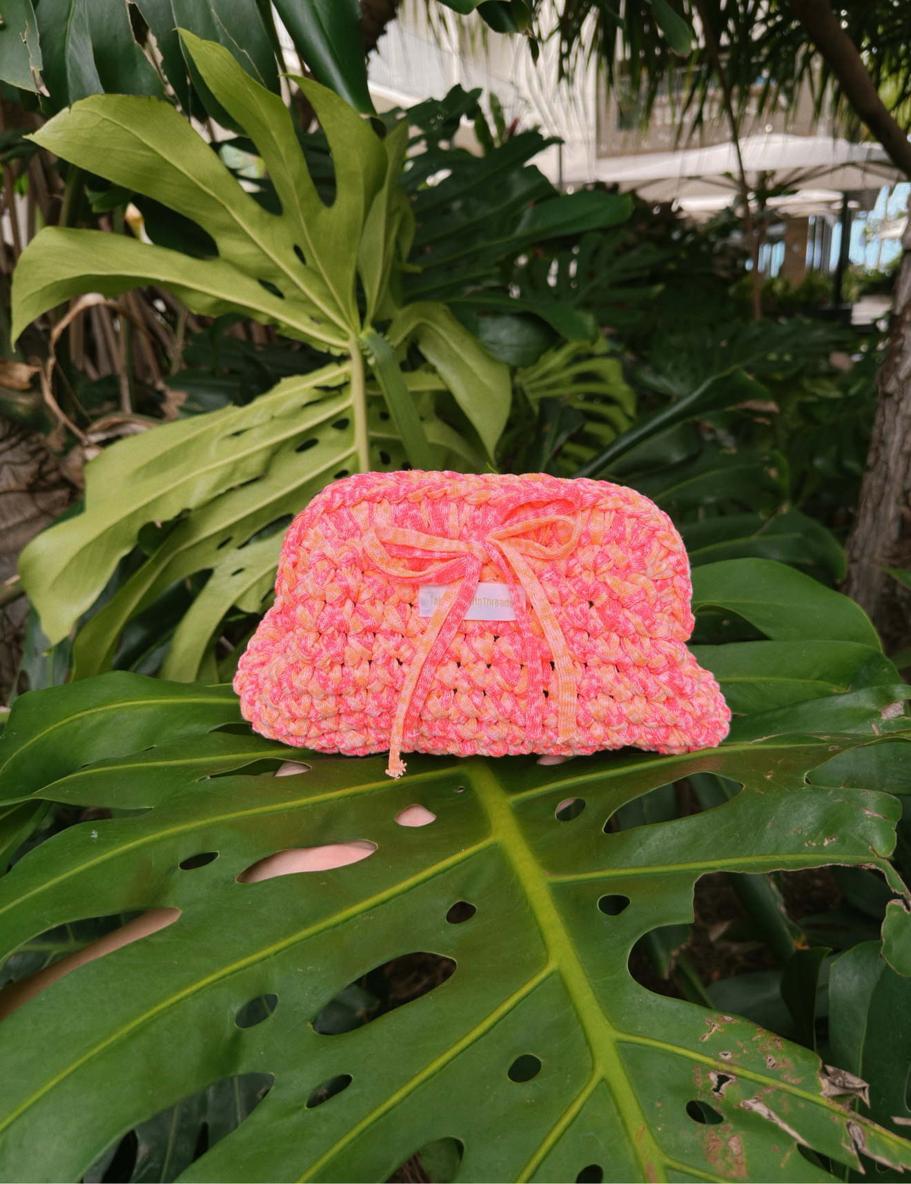 the JETSET POUCH *pink&orange*