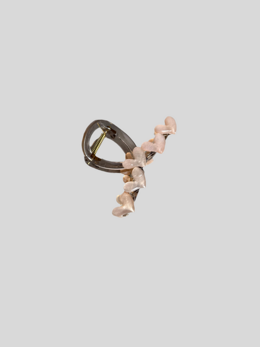 Heart claw clip *pink*